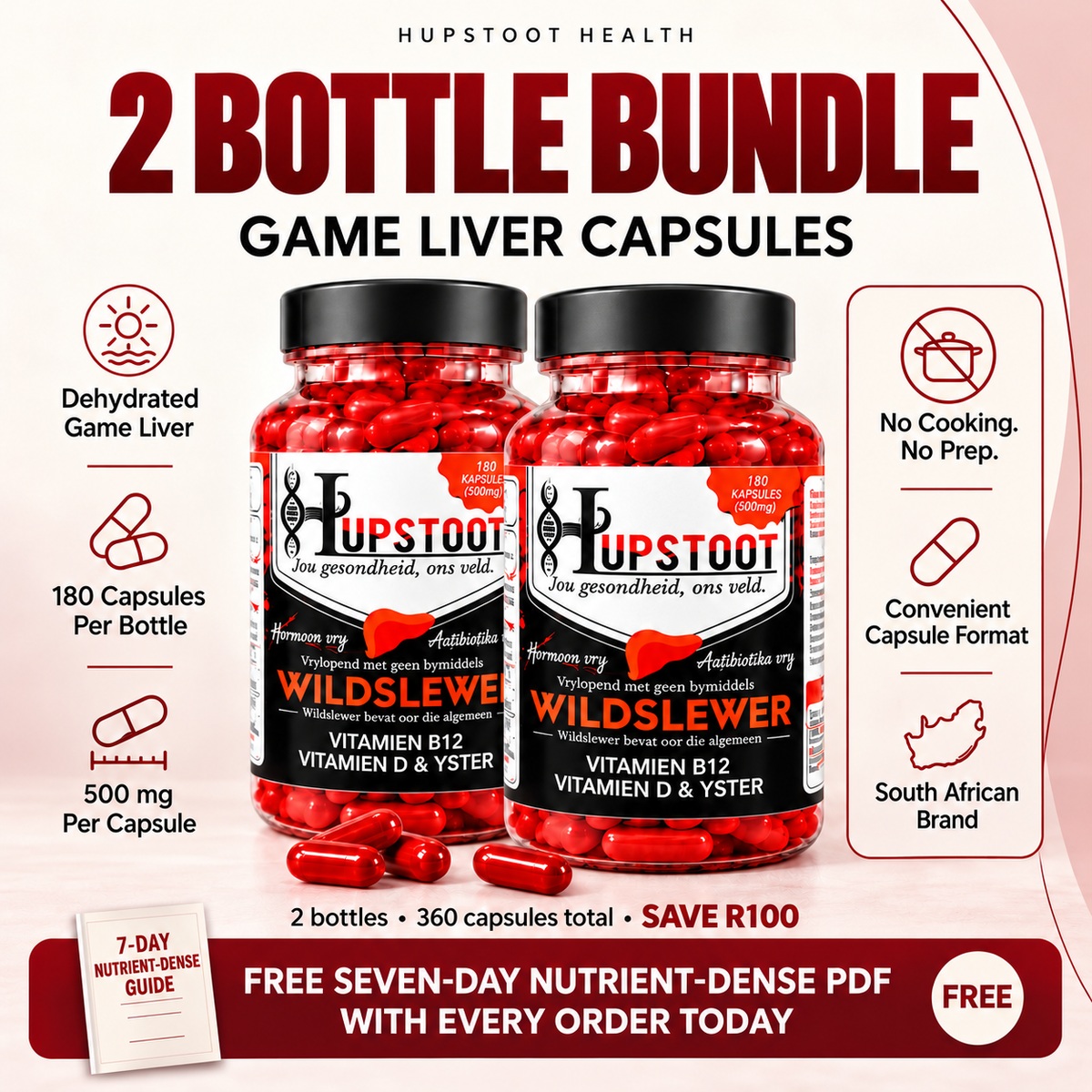 Hupstoot Game Liver – 2 Bottle Bundle